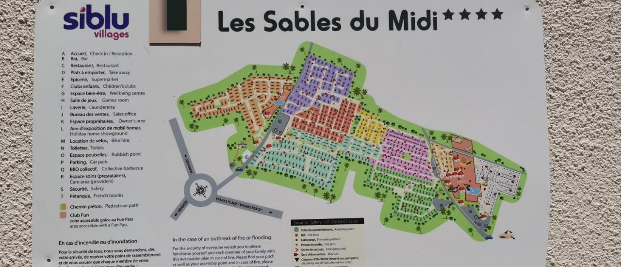 Les Sables Du Midi Hotel Валра-Плаж Екстериор снимка