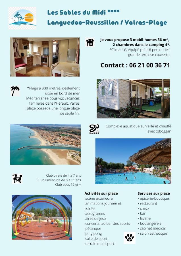Les Sables Du Midi Hotel Валра-Плаж Екстериор снимка